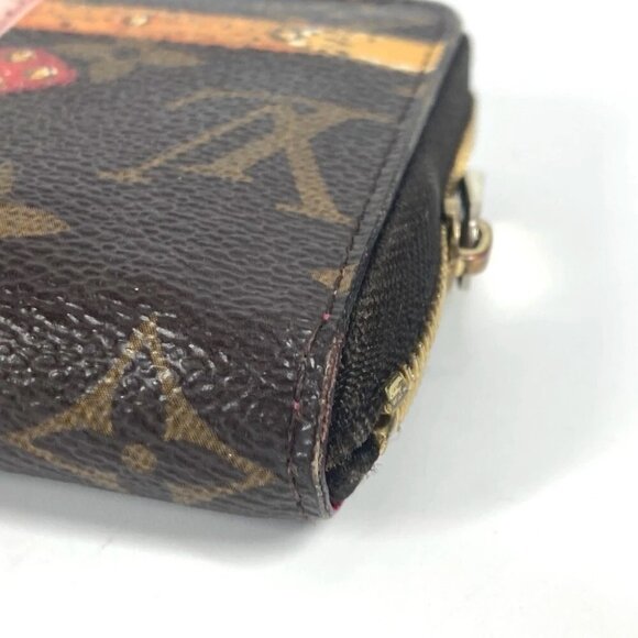 LOUIS VUITTON M62617 Monogram Summer Trunk Zippy-coin purse Wallet Coin Case - Picture 6 of 16